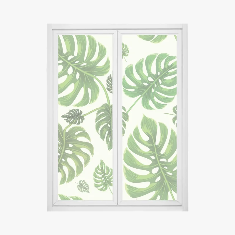 Naklejka na okno tropikalna plaża w Cap Cana – Wallissimo®