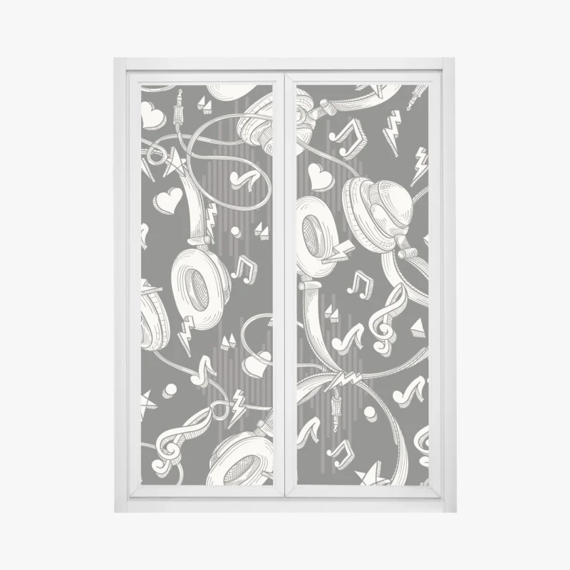 Naklejka na okno jesienne odbicie na Eibsee przy Zugspitze – Wallissimo®