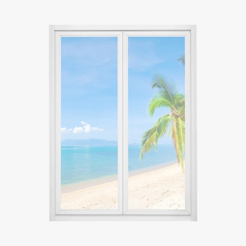 Naklejka na okno czarno-biała marmurowa abstrakcja – Wallissimo®