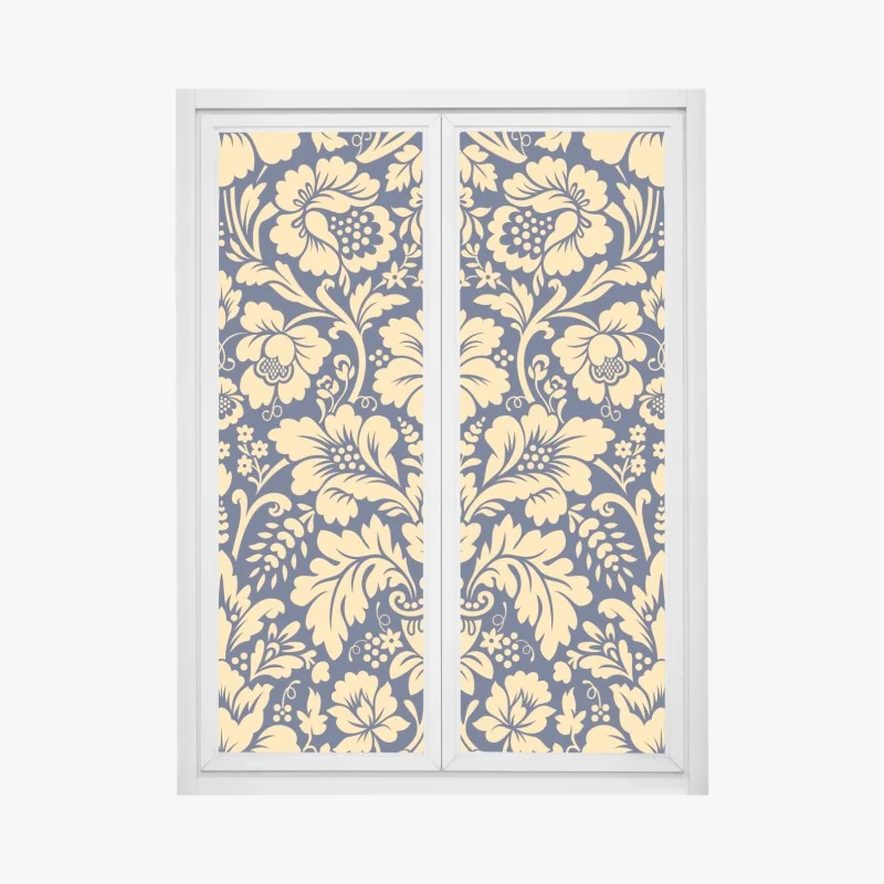 Naklejka na okno bujne liście monstery – Wallissimo®