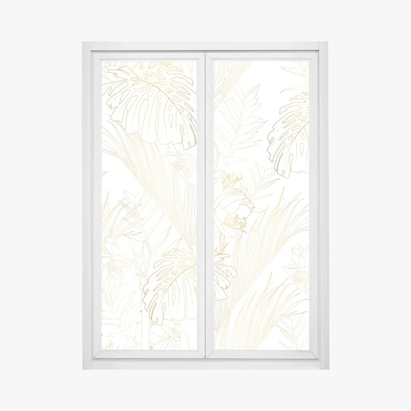 Naklejka na okno wschód słońca nad szlakiem w Tatrach – Wallissimo®