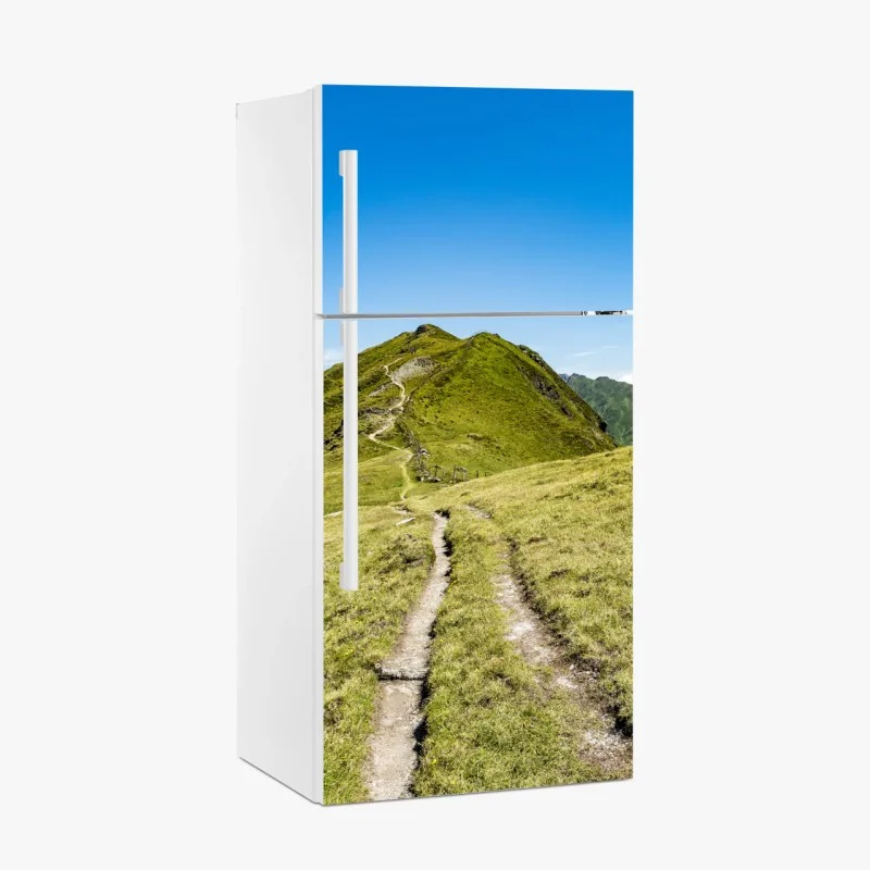 Naklejka na lodówkę kręty szlak w Zillertalu