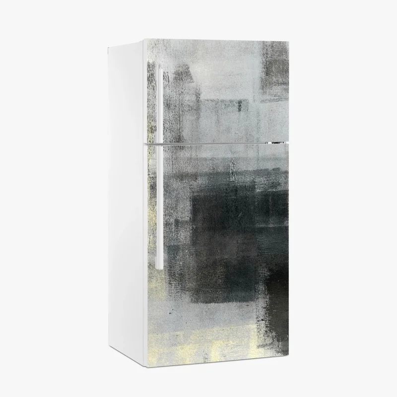 Naklejka na lodówkę subtelna monochromatyczna faktura