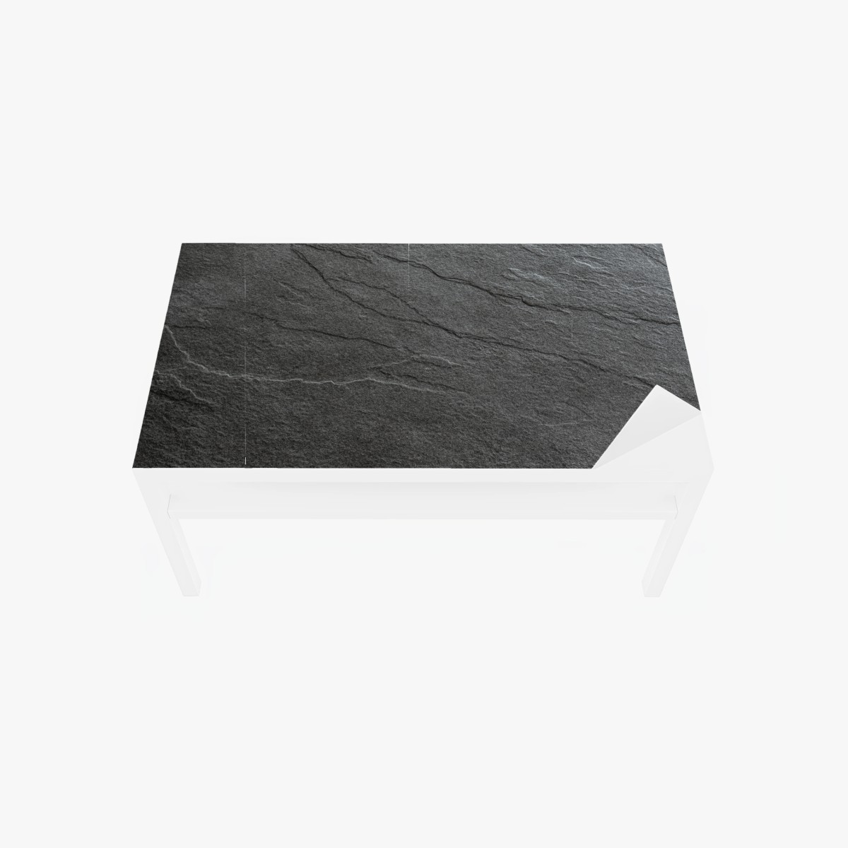 Naklejka na biurko i stół ciemna tekstura łupka – Wallissimo®