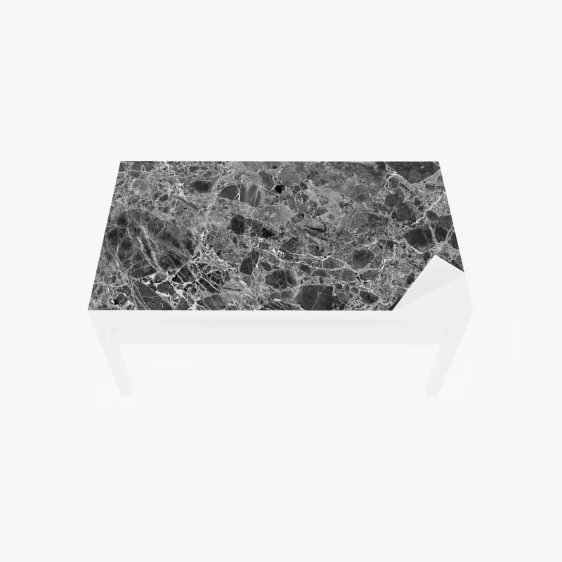 Naklejka na biurko i stół monochromatyczna tekstura marmuru