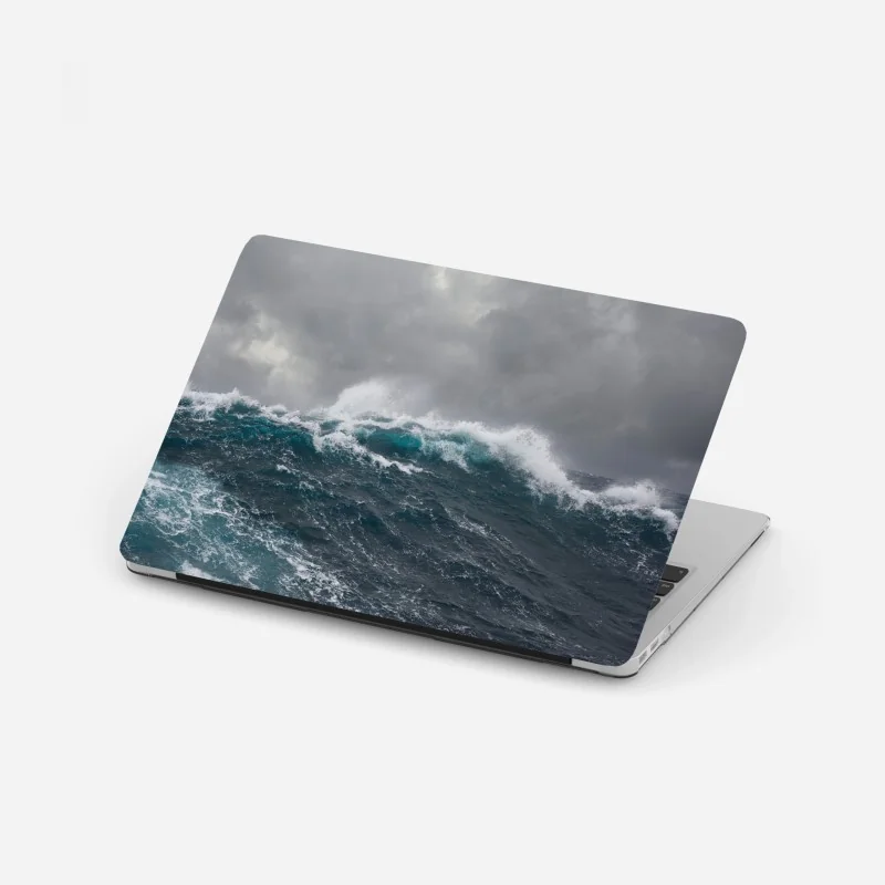 Naklejka na laptopa palmy na plaży w Punta Cana – Wallissimo®