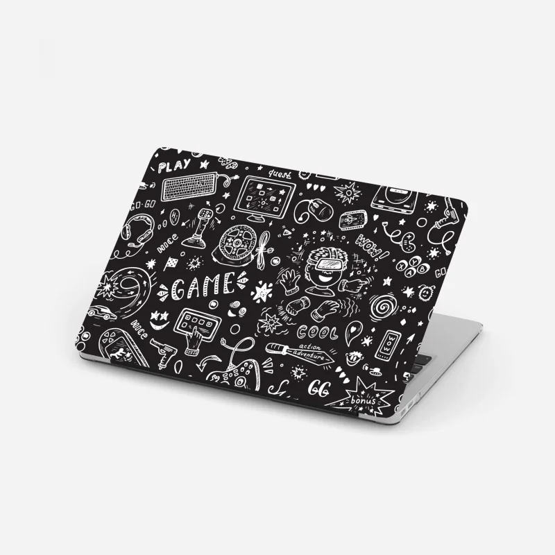 Naklejka na laptopa stylizowany Japoński wzór fal – Wallissimo®