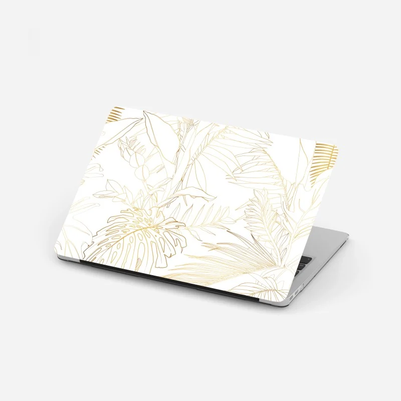 Naklejka na laptopa intensywny pomarańczowy przepływ – Wallissimo®