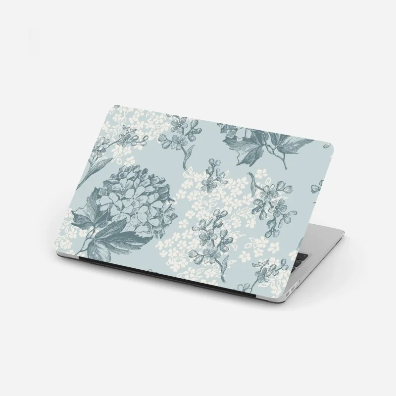 Naklejka na laptopa słoneczna śródziemnomorska wioska nad morzem – Wallissimo®