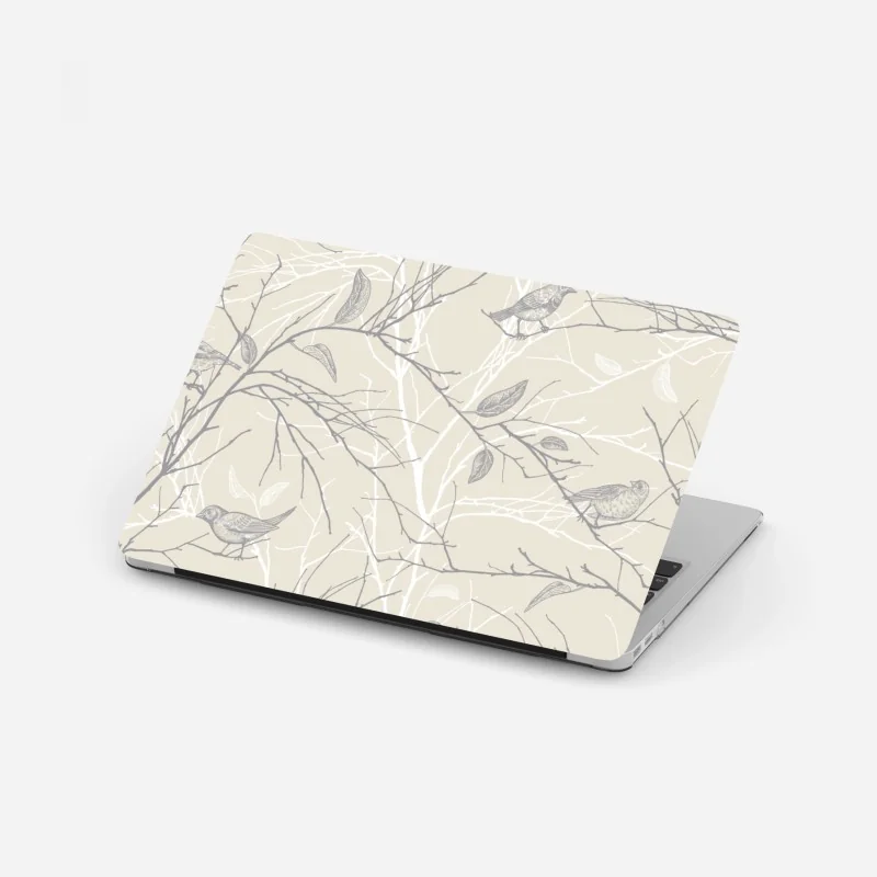 Naklejka na laptopa miękki wzór eukaliptusa w akwareli – Wallissimo®