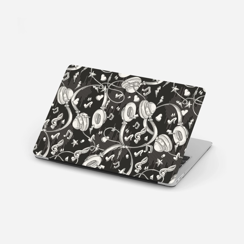 Naklejka na laptopa żywy abstrakcyjny wzór kształtów – Wallissimo®