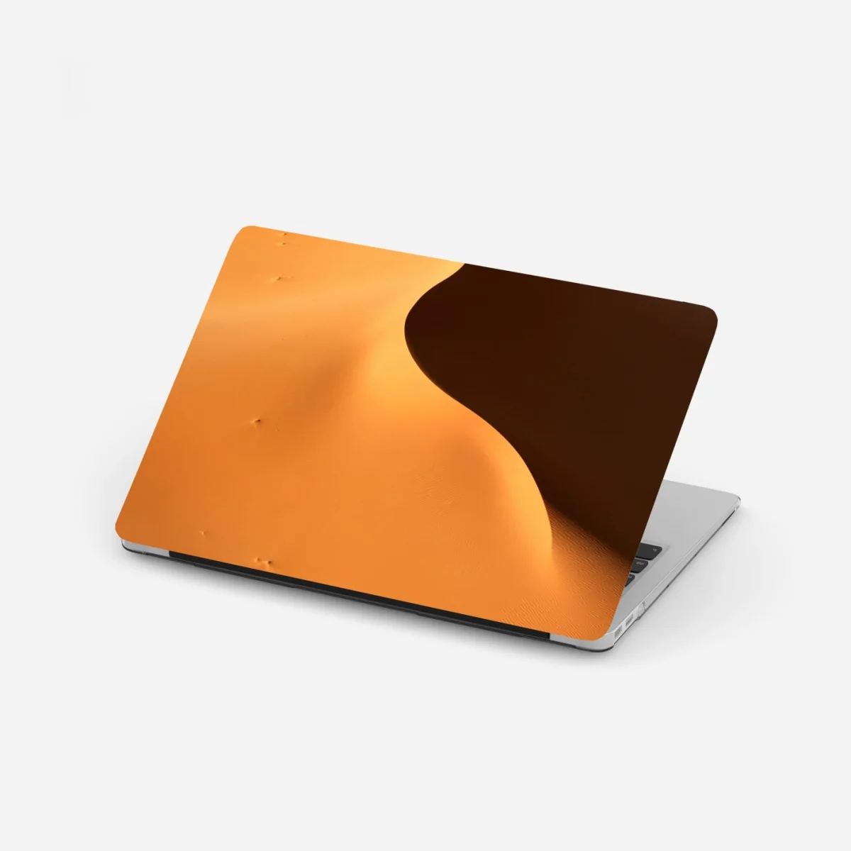Naklejka na laptopa złote krzywizny wydmy – Wallissimo® Naklejka na laptopa złote krzywizny wydmy – Wallissimo®