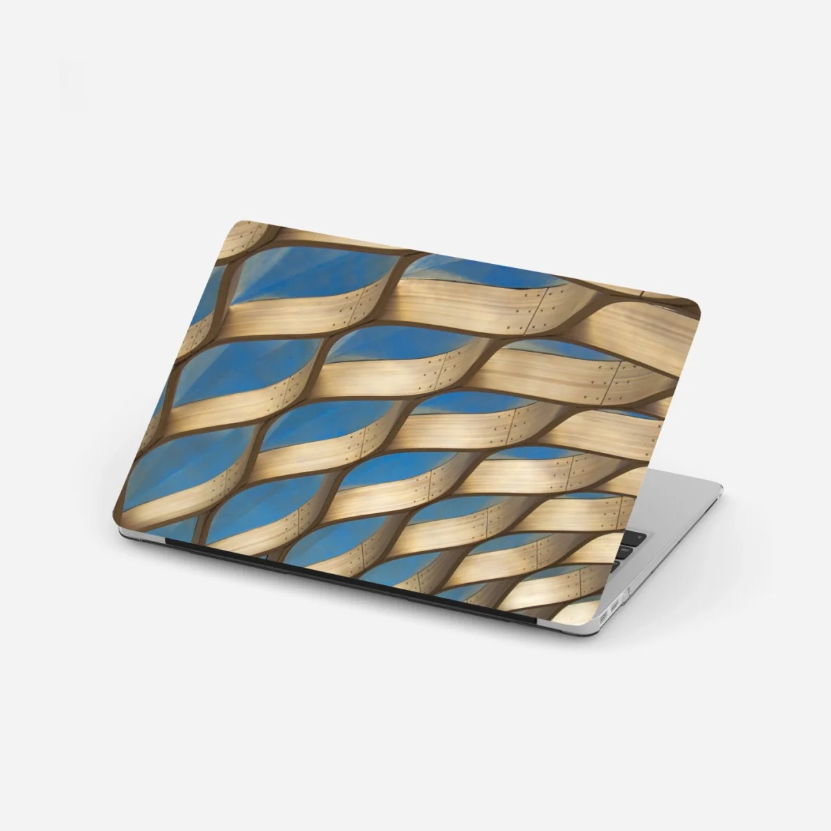 Naklejka na laptopa drewniany ażurowy daszek w Chicago – Wallissimo® Naklejka na laptopa drewniany ażurowy daszek w Chicago – Wallissimo®