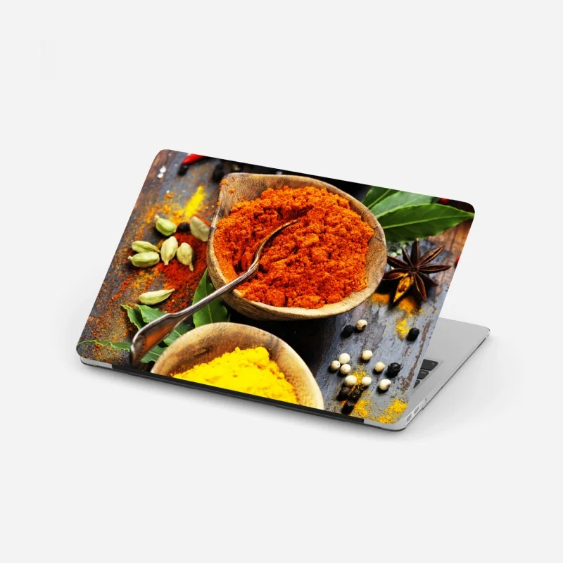 Naklejka na laptopa żywy gradient falowy wzór – Wallissimo®