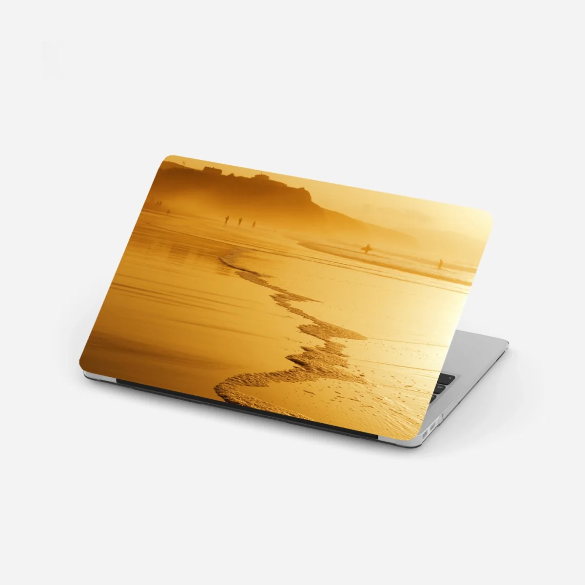 Naklejka na laptopa złoty zachód słońca na plaży w Sopelanie – Wallissimo® Naklejka na laptopa złoty zachód słońca na plaży w Sopelanie – Wallissimo®