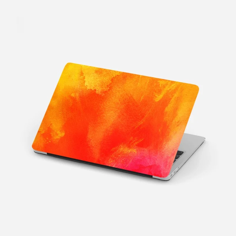 Naklejka na laptopa tropikalna plaża z palmami – Wallissimo®