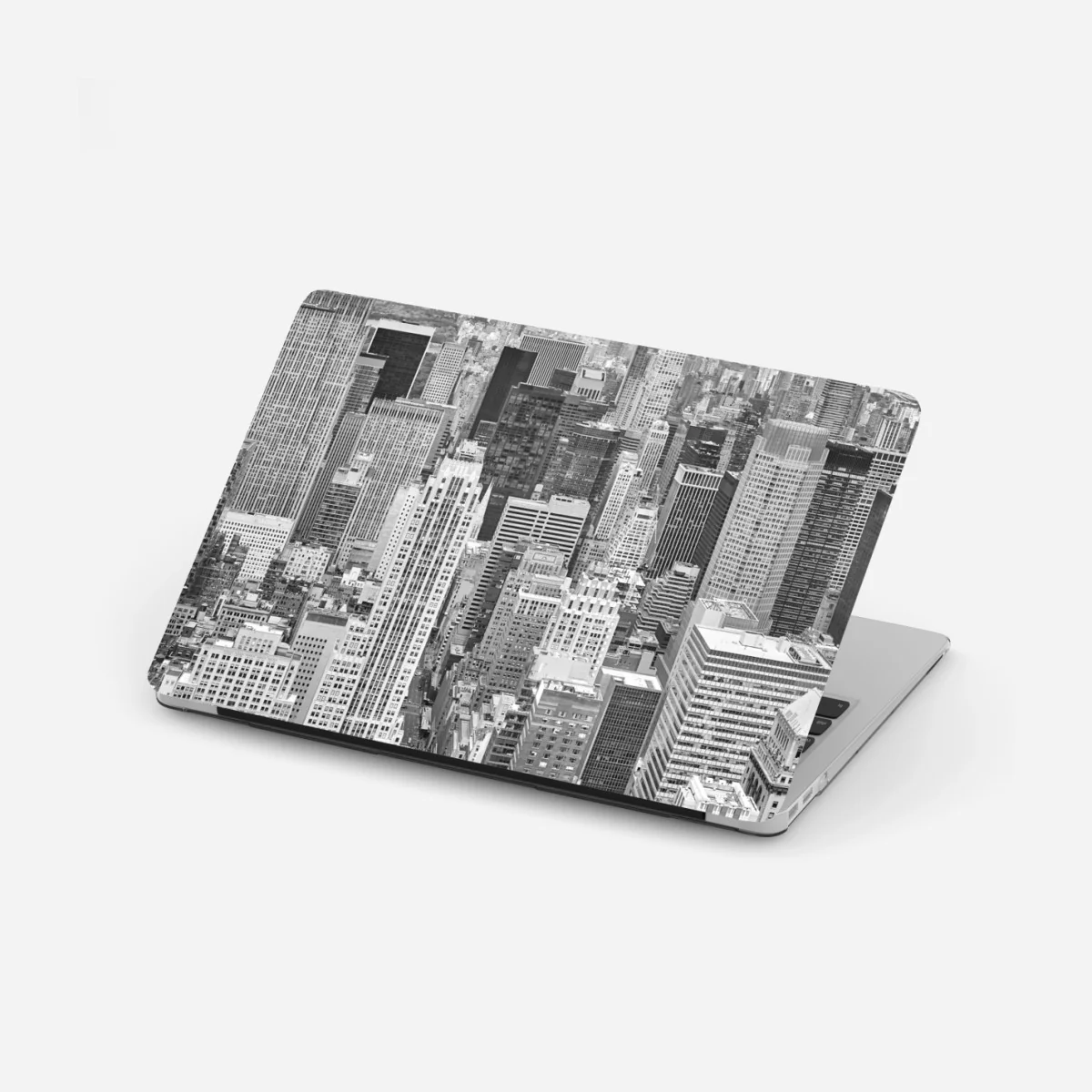 Naklejka na laptopa panorama Nowego Jorku w monochromie – Wallissimo® Naklejka na laptopa panorama Nowego Jorku w monochromie – Wallissimo®