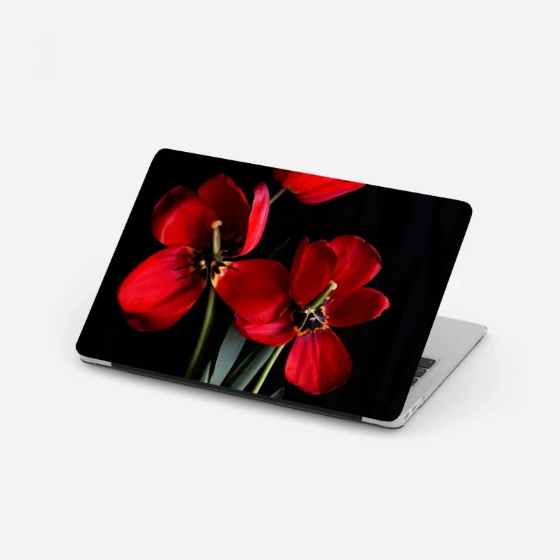 Naklejka na laptopa panorama Paryża o zachodzie z Wieżą Eiffla – Wallissimo®