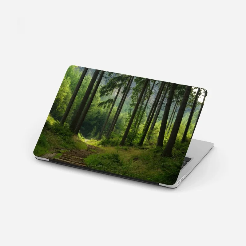 Naklejka na laptopa żywy abstrakcyjny wzór fal – Wallissimo®