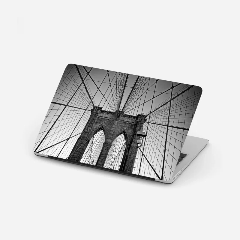 Naklejka na laptopa eteryczny monochromatyczny portret – Wallissimo®