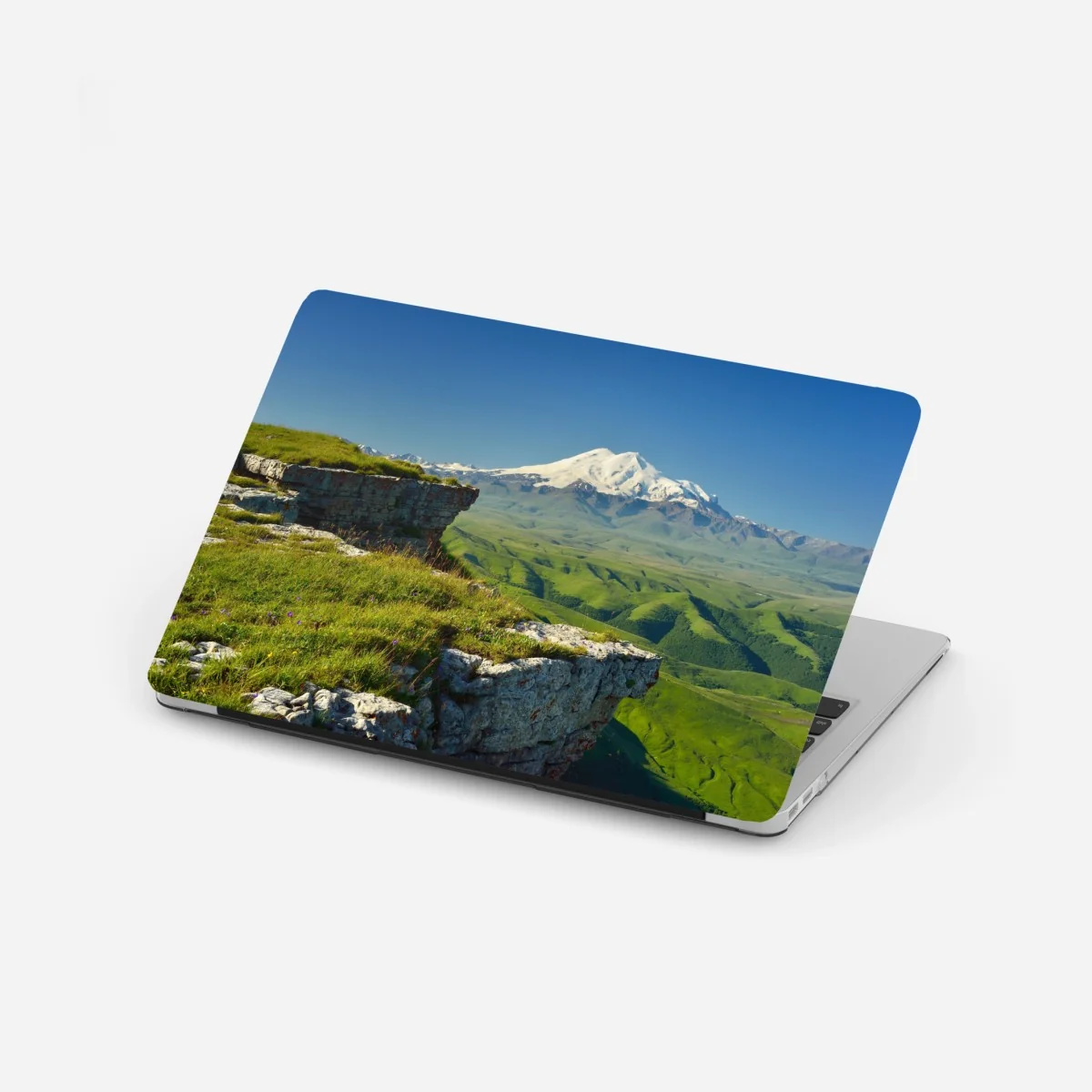 Naklejka na laptopa majestatyczny Elbrus o poranku – Wallissimo®