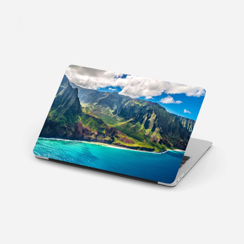 Naklejka na laptopa portret czarnej pantery na czarnym tle – Wallissimo®