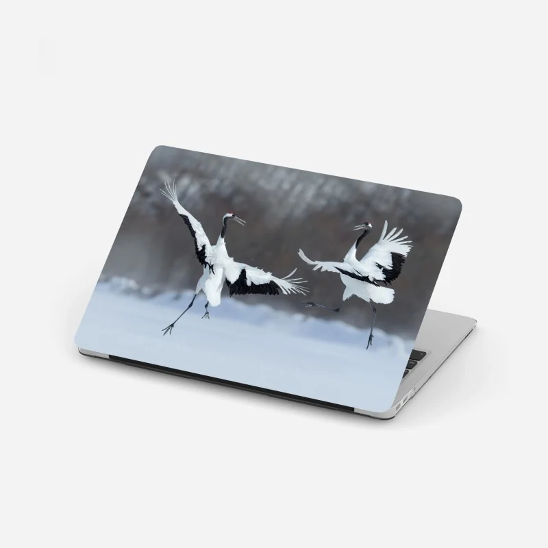 Naklejka na laptopa panorama Marina Bay o zmierzchu – Wallissimo®