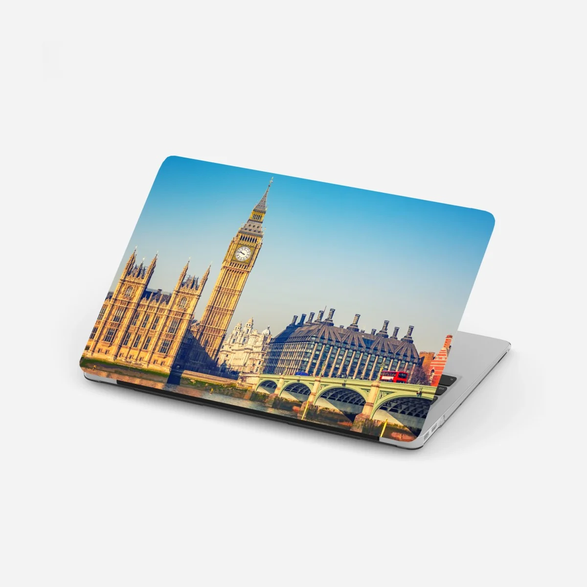 Naklejka na laptopa Londyn z Big Benem i mostem Westminster – Wallissimo® Naklejka na laptopa Londyn z Big Benem i mostem Westminster – Wallissimo®