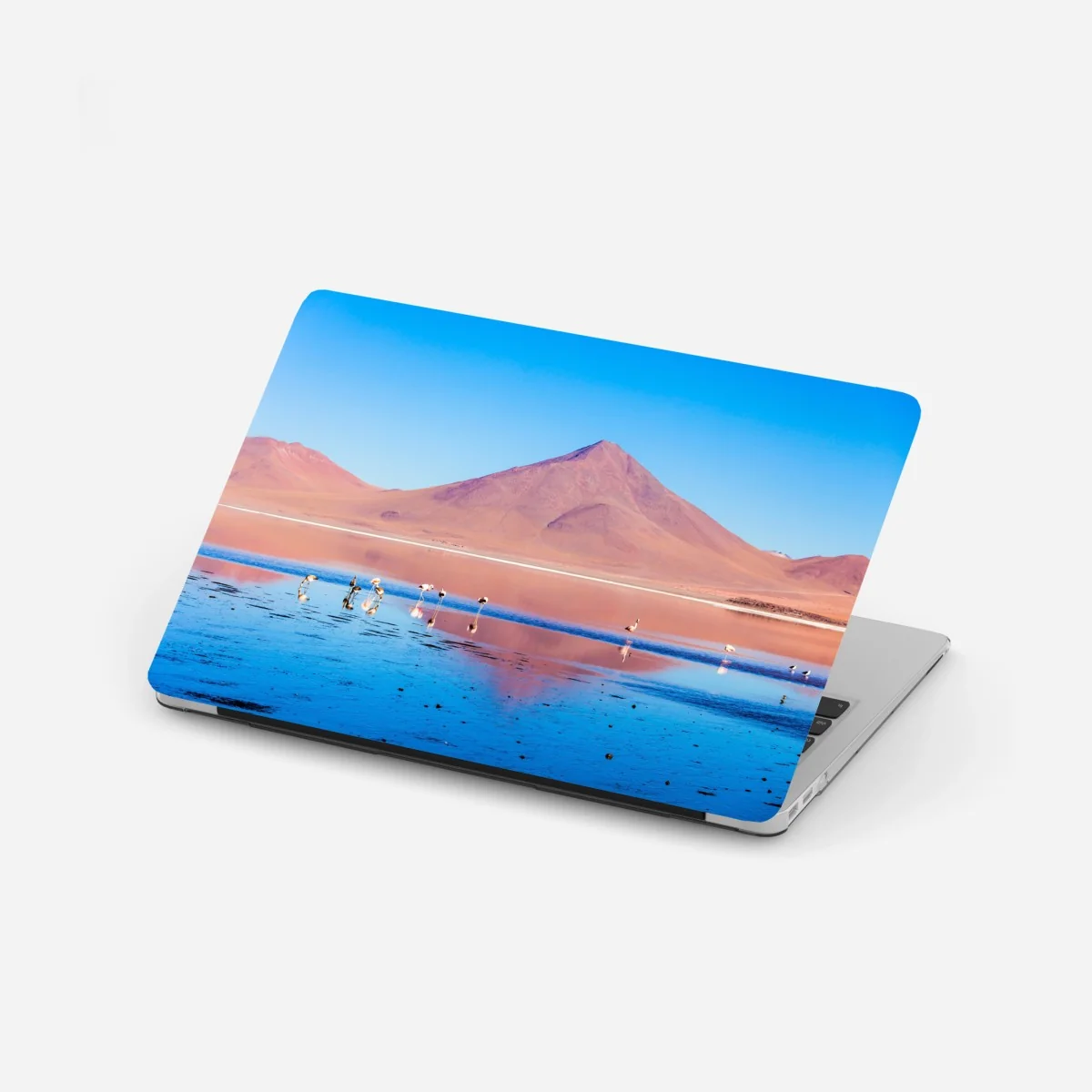 Naklejka na laptopa flamingi nad Laguna Colorada, Boliwia – Wallissimo®