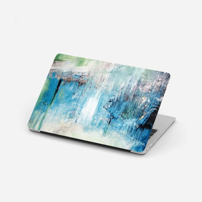 Naklejka na laptopa miękki wzór eukaliptusa w akwareli – Wallissimo®