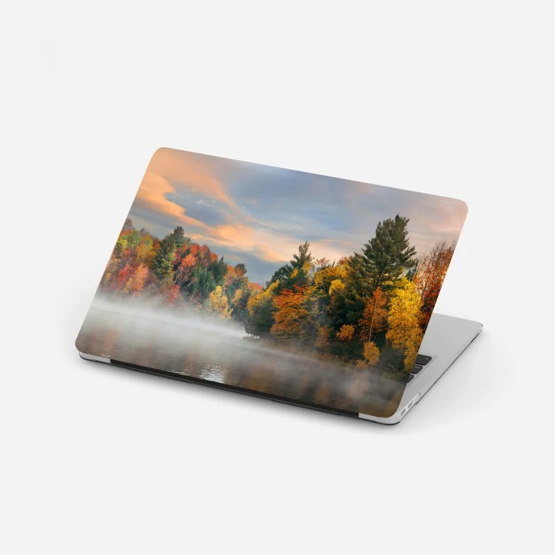 Naklejka na laptopa miękki wzór eukaliptusa w akwareli – Wallissimo®