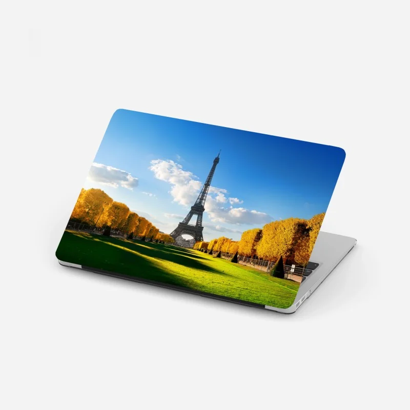 Naklejka na laptopa Kobe panorama portu o zmierzchu – Wallissimo®