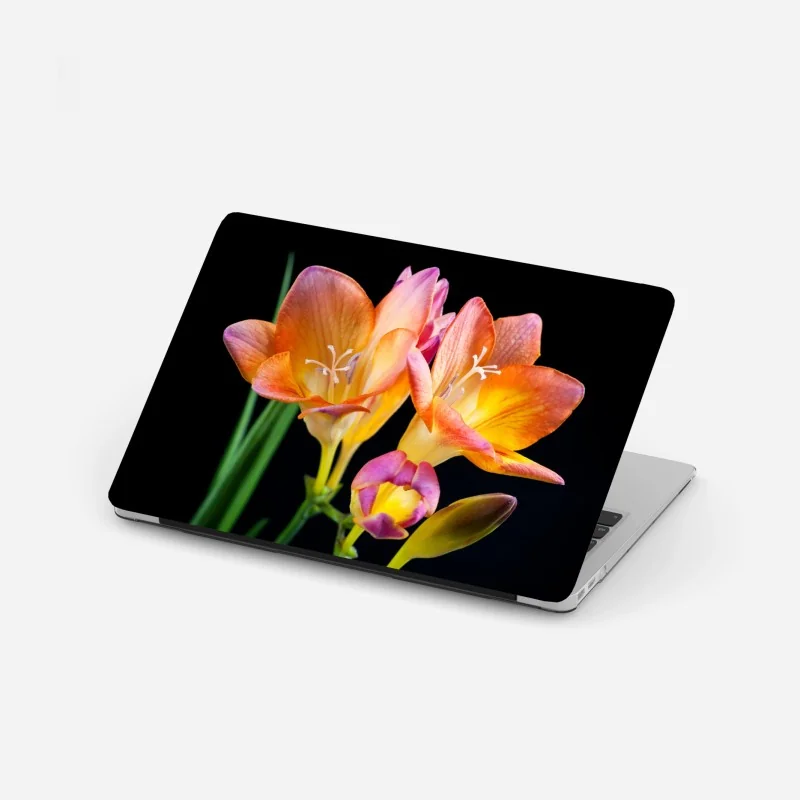 Naklejka na laptopa żywy abstrakcyjny wzór fal – Wallissimo®