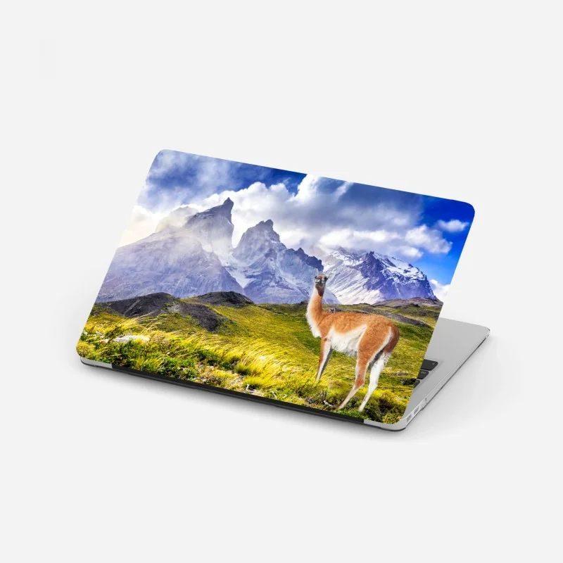 Naklejka na laptopa orientalny wzór z drzewami i liśćmi – Wallissimo®