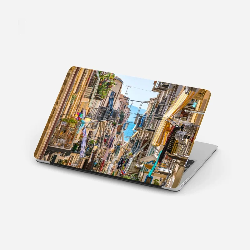 Naklejka na laptopa złoty mniszek przy zachodzie słońca – Wallissimo®