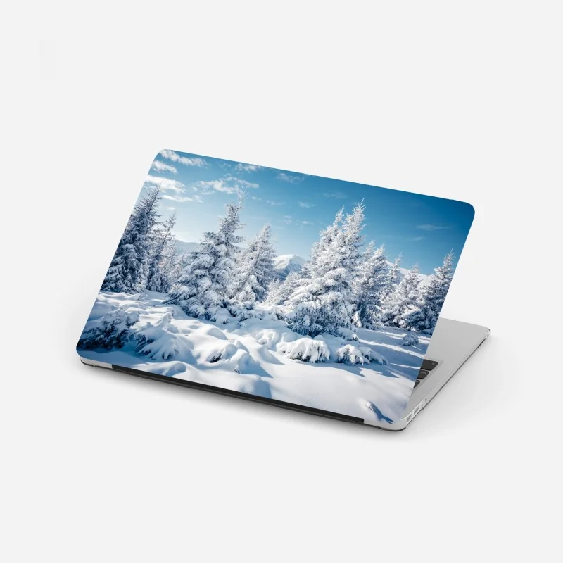 Naklejka na laptopa tropikalna turkusowa plaża – Wallissimo®