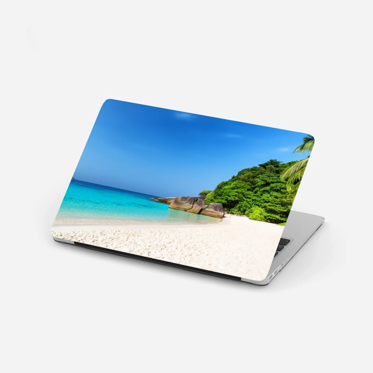 Naklejka na laptopa Wyspy Similan turkusowa plaża – Wallissimo® Naklejka na laptopa Wyspy Similan turkusowa plaża – Wallissimo®