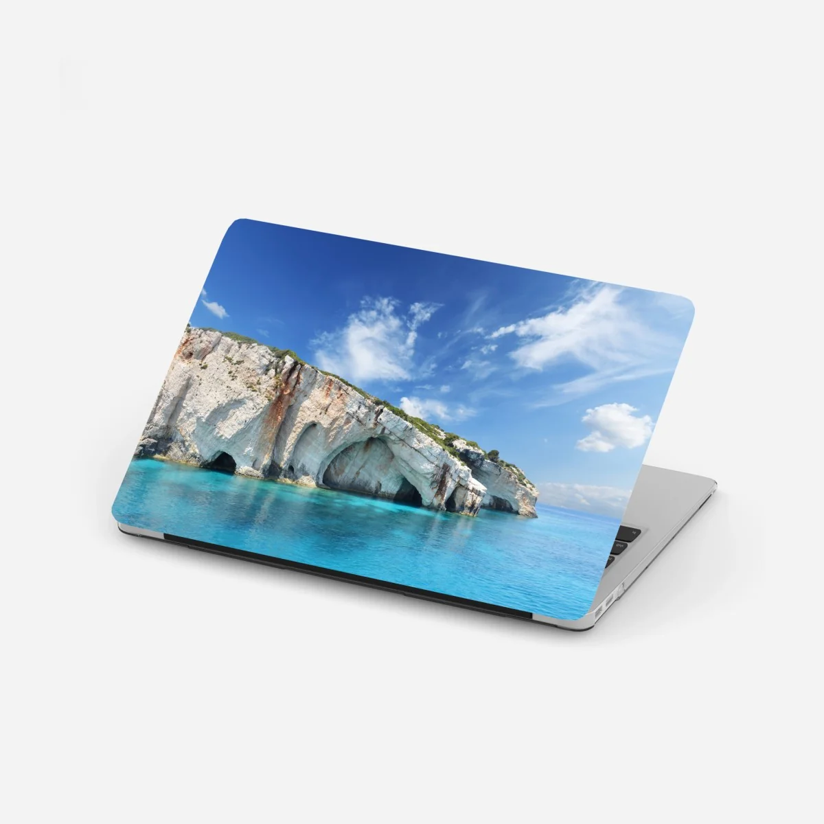 Naklejka na laptopa niebieskie jaskinie na Zakynthos – Wallissimo® Naklejka na laptopa niebieskie jaskinie na Zakynthos – Wallissimo®