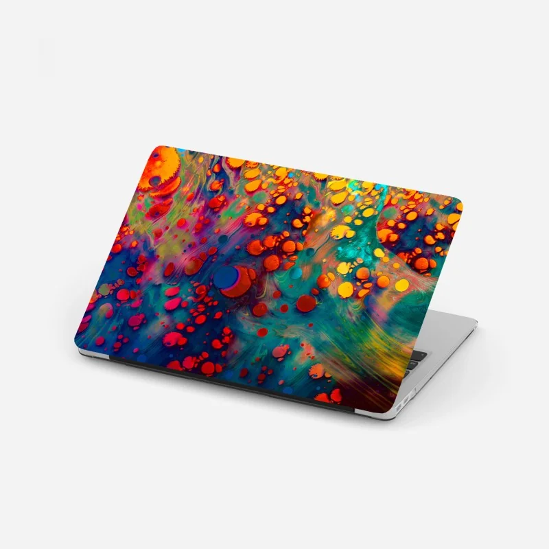 Naklejka na laptopa bujny zielony leśny wodospad – Wallissimo®