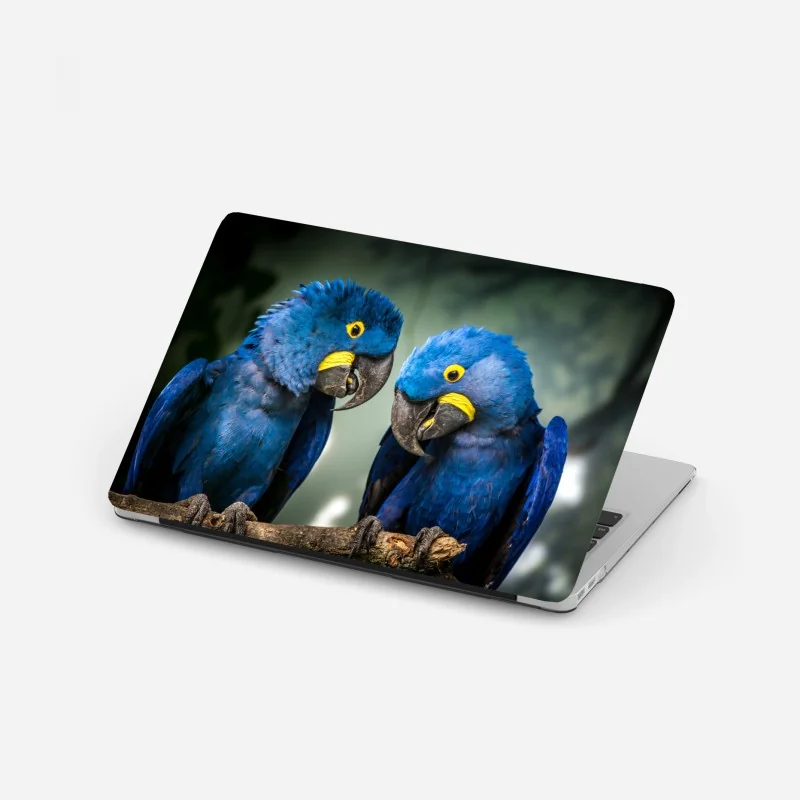 Naklejka na laptopa spokojna turkusowa abstrakcyjna morska panorama – Wallissimo®