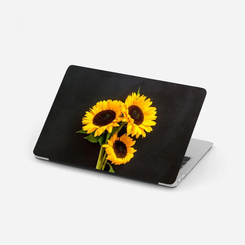 Naklejka na laptopa spokojne jezioro alpejskie z wyspą i górami – Wallissimo®