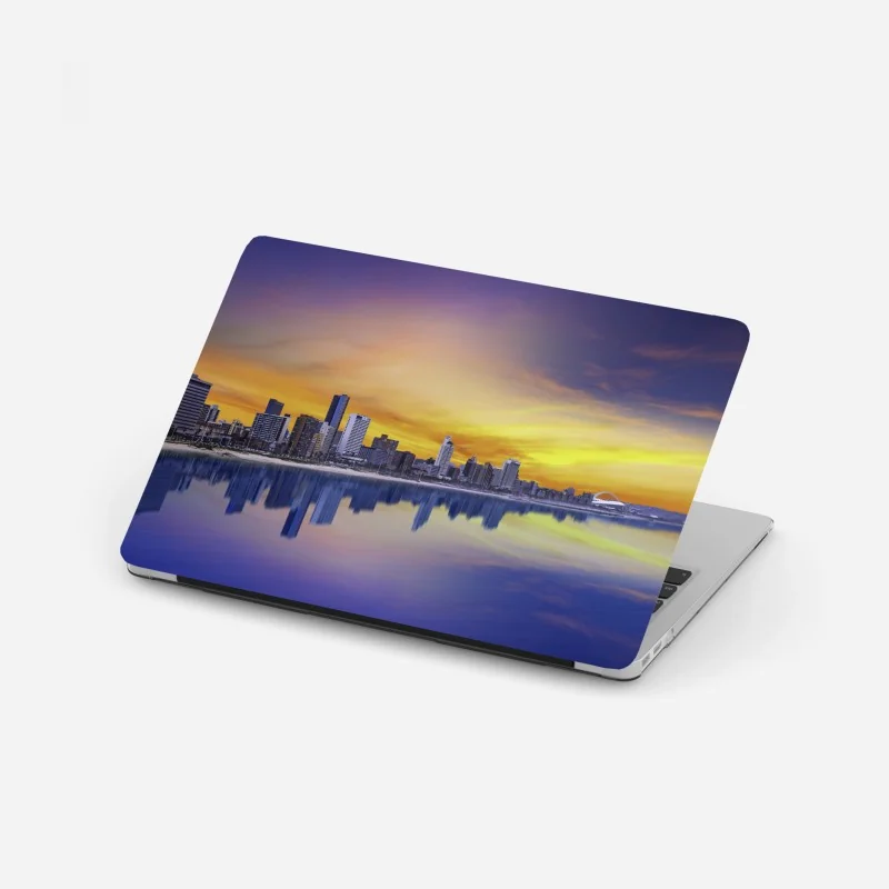 Naklejka na laptopa palmy na plaży w Punta Cana – Wallissimo®