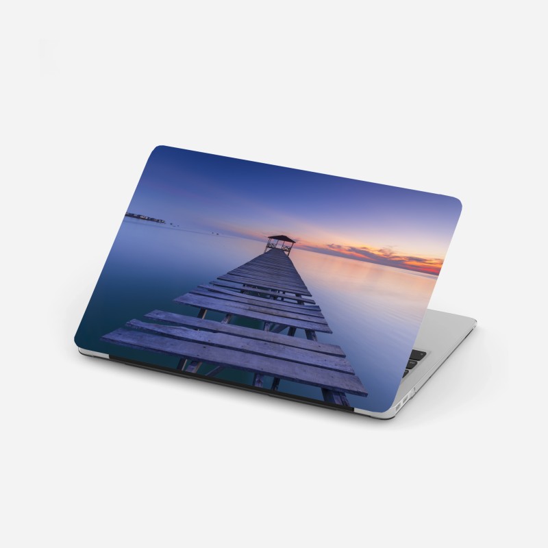 Naklejka na laptopa Sarasota o świcie nad zatoką – Wallissimo®