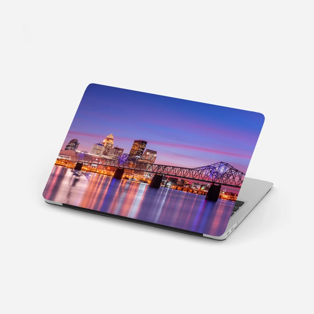 Naklejka na laptopa Louisville panorama miasta o zmierzchu – Wallissimo® Naklejka na laptopa Louisville panorama miasta o zmierzchu – Wallissimo®