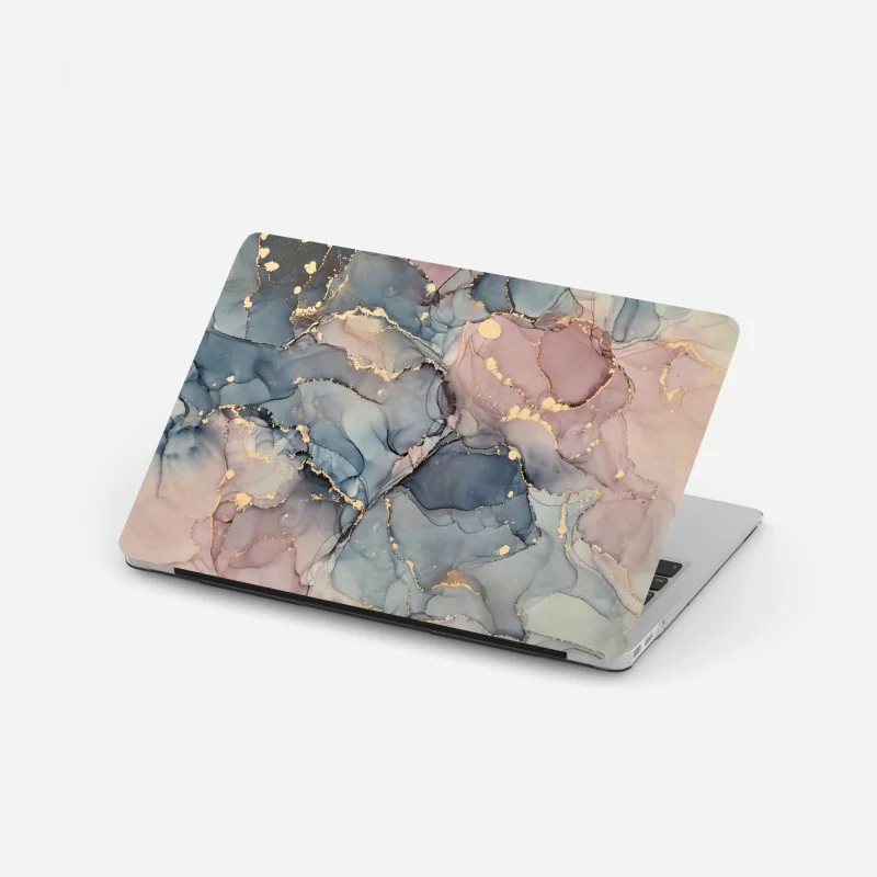 Naklejka na laptopa krople rosy na liściach – Wallissimo®