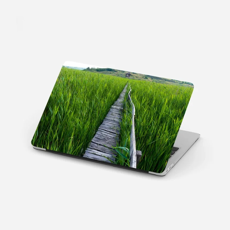 Naklejka na laptopa Tokio panorama o zachodzie słońca – Wallissimo®