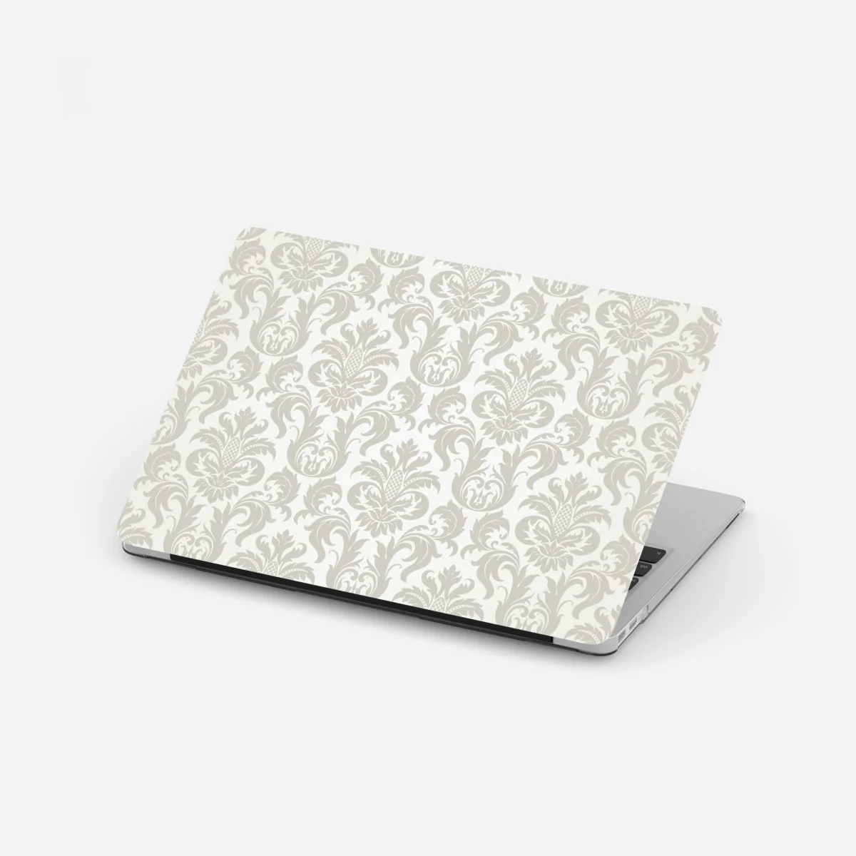 Naklejka na laptopa elegancki beżowy wzór damask – Wallissimo® Naklejka na laptopa elegancki beżowy wzór damask – Wallissimo®