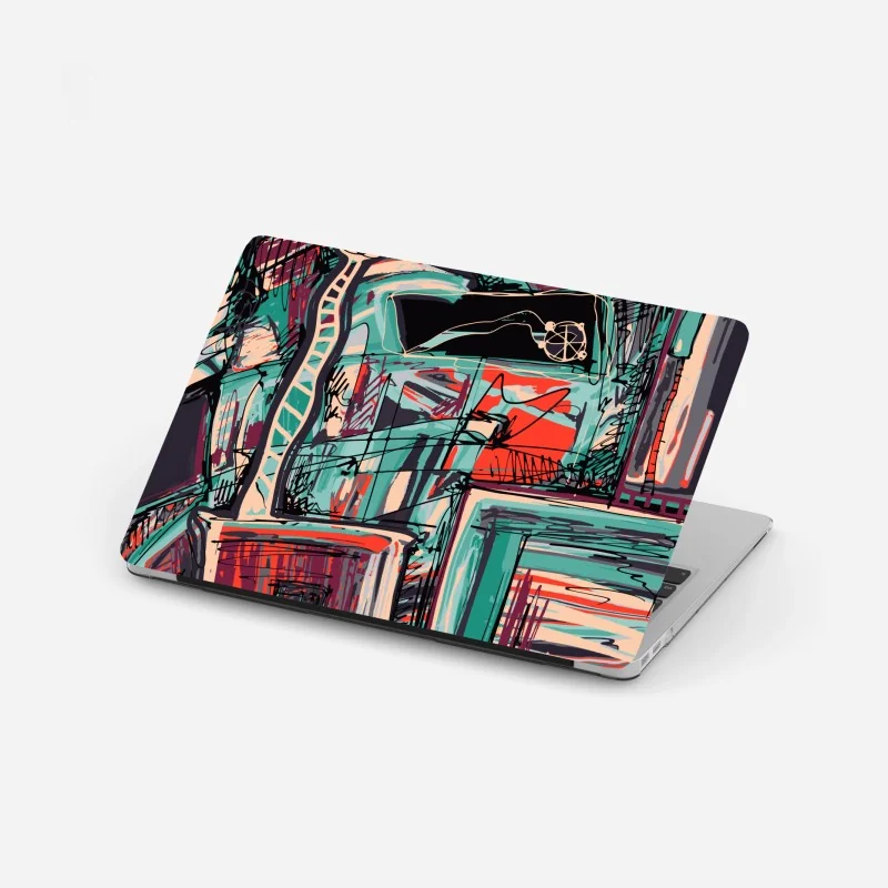 Naklejka na laptopa pole czerwonych maków – Wallissimo®