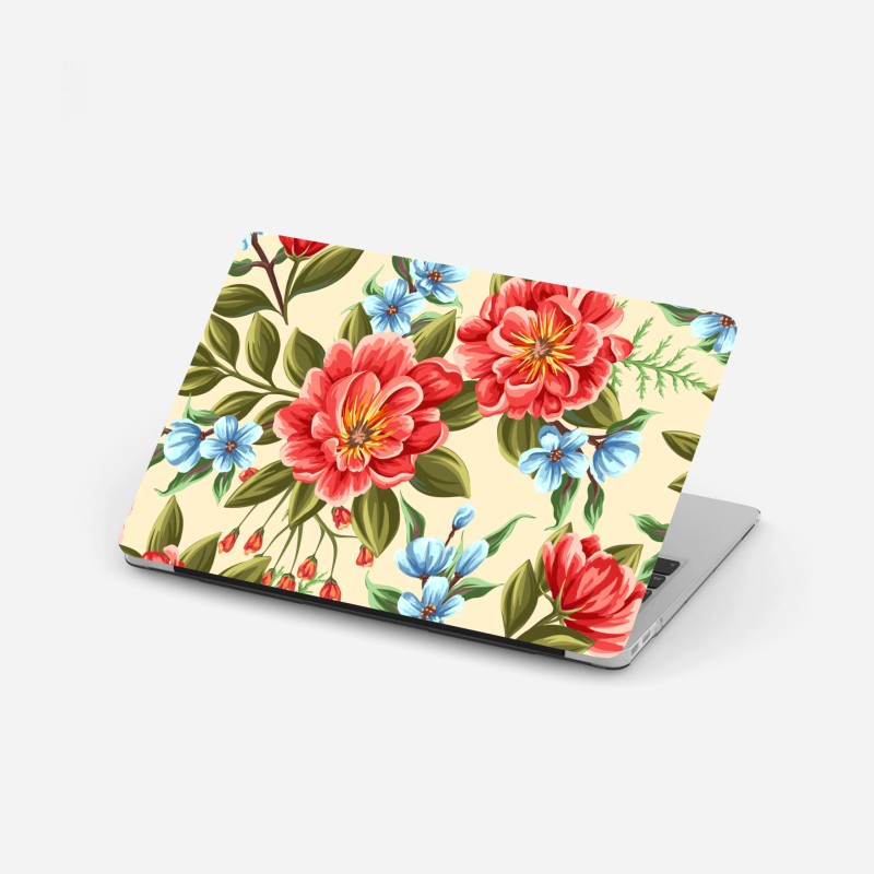 Naklejka na laptopa słoneczna łąka o zmierzchu – Wallissimo®