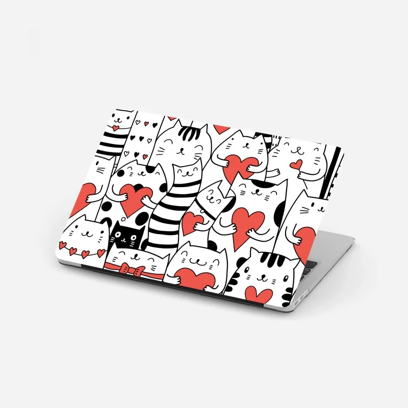 Naklejka na laptopa intensywny żółty kwiat na ciemnym tle – Wallissimo®